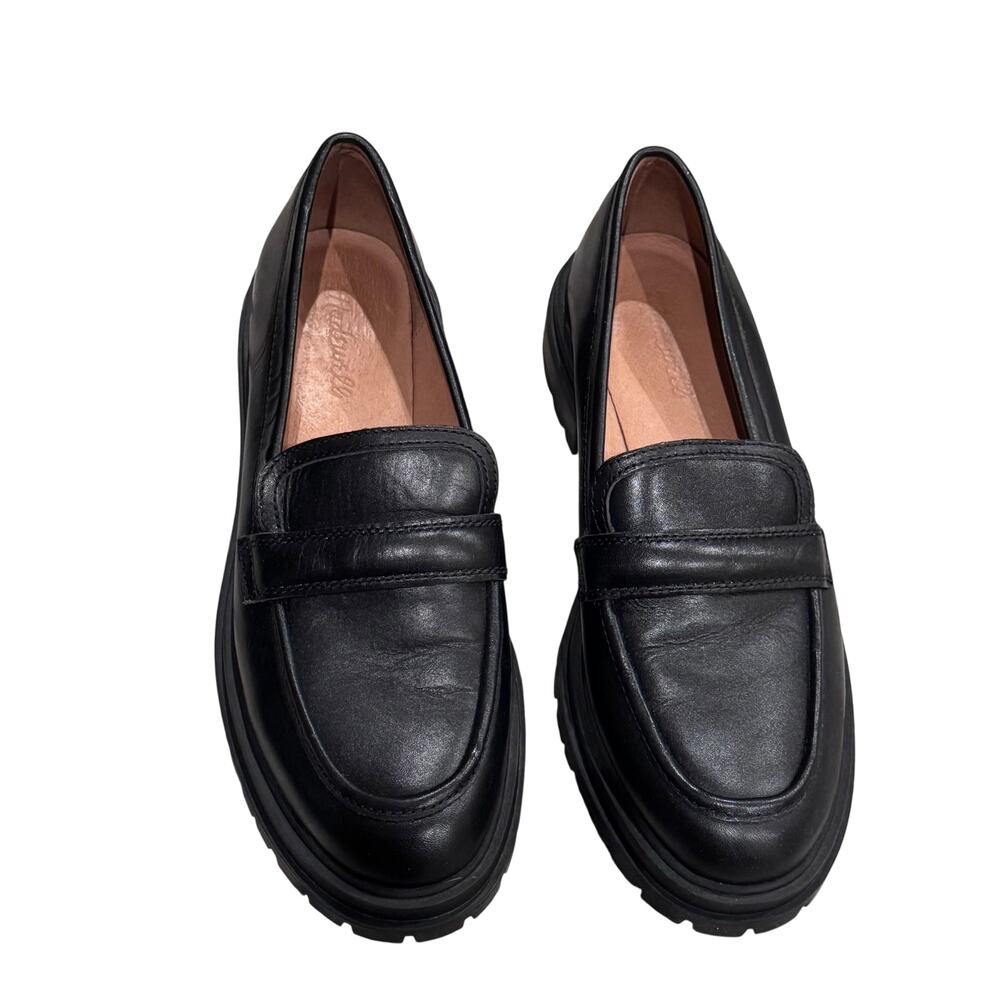 Madewell Women's The Bradley Lugsole Loafer in Leather True Black Size 9 NWOB - Picture 9 of 11